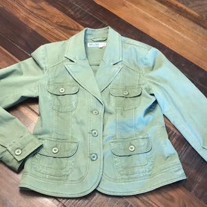 Mudd green military Blazer.  Preloved.  Large